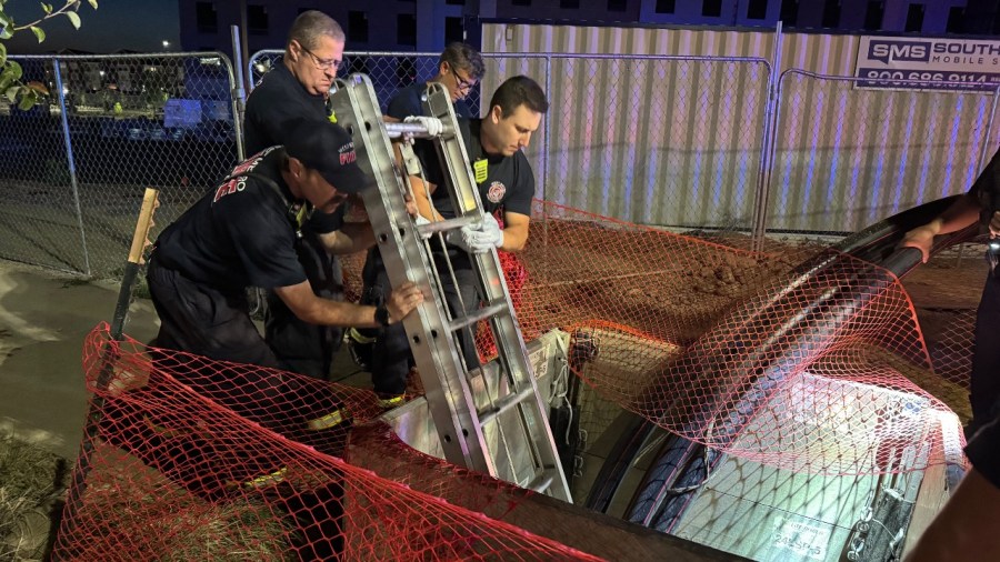 Man saved after being trapped in trench potentially a full day - AOL