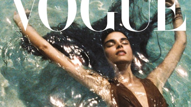 Paula Soares Takes a Drip on the Caribbean Sea as Vogue
