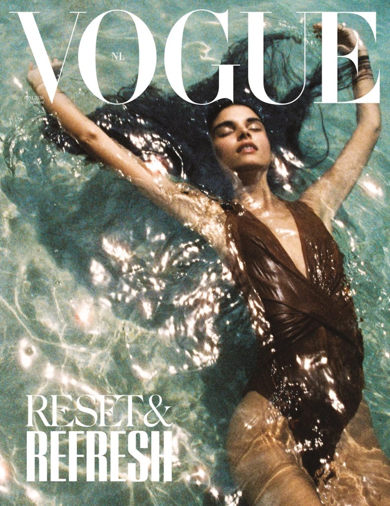 Paula Soares Takes a Drip on the Caribbean Sea as Vogue