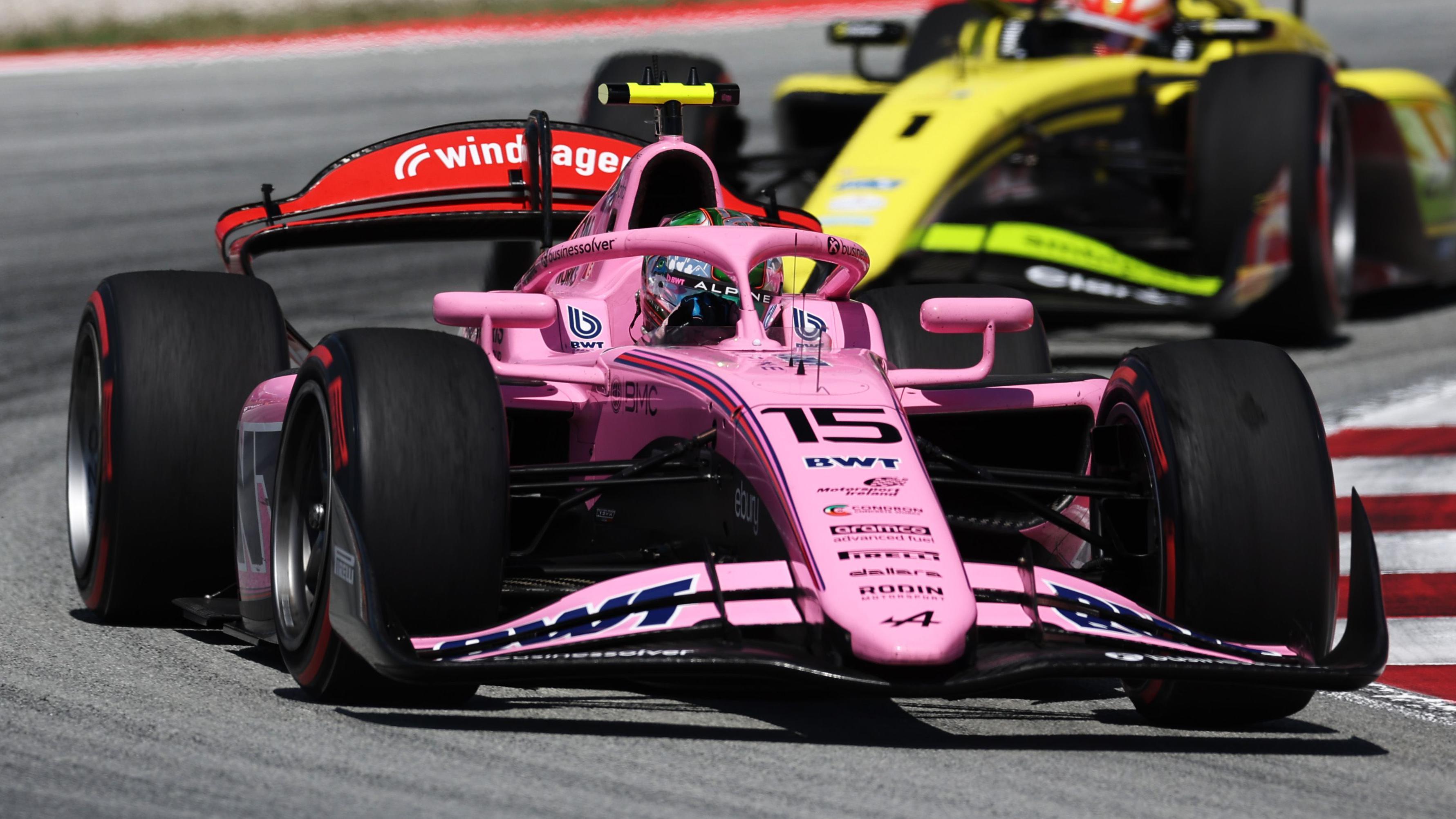 Dunne third in Formula 2 feature race in Barcelona - AOL