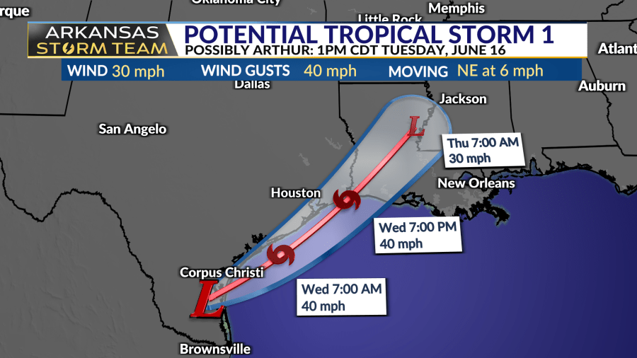 Arkansas Storm Team Blog: Potential Tropical Storm 1, Possibly Arthur - AOL