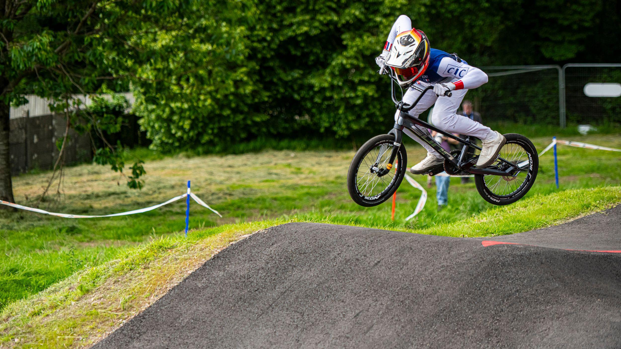 In pictures: New bike track proves a hit with riders at world event - AOL