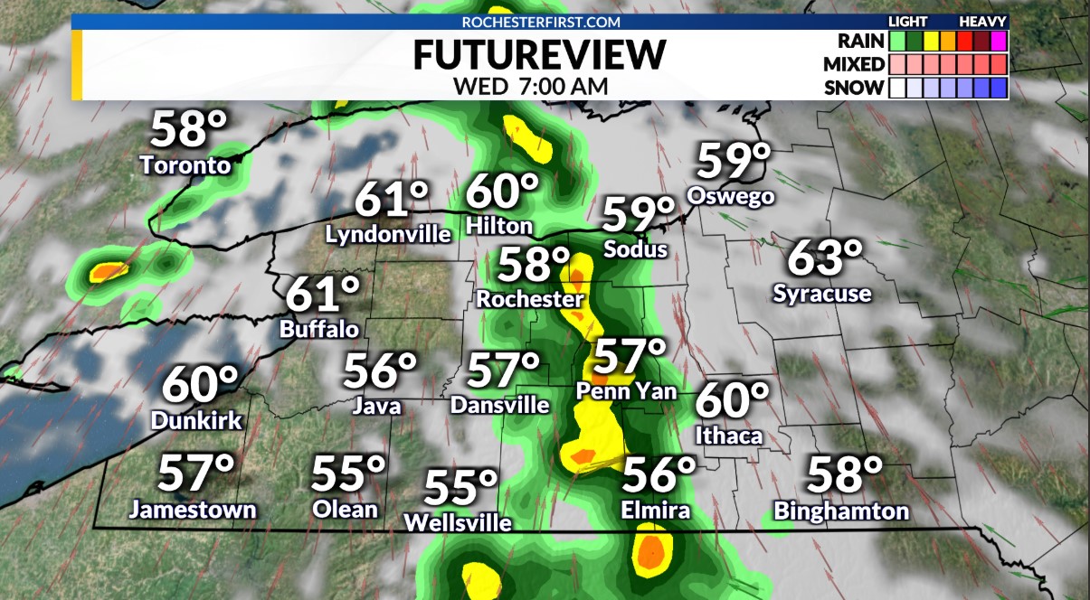 Weather forecast: Meandering in the 70s each day with rain chances ...
