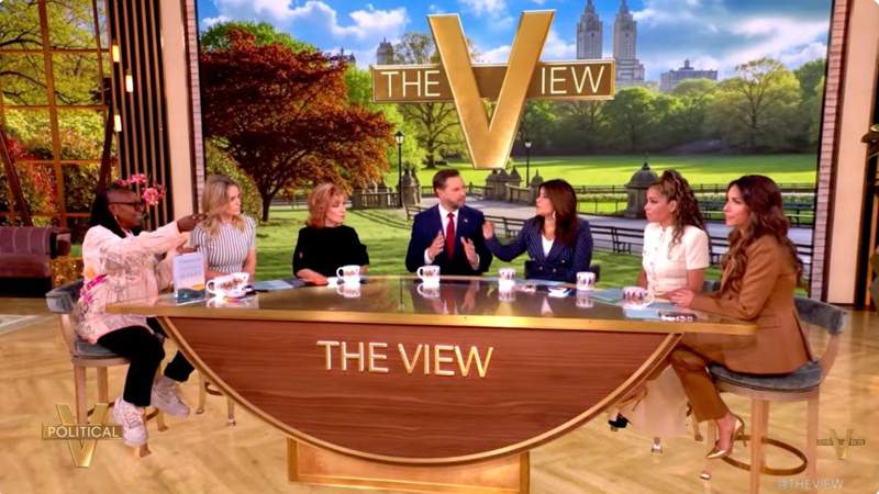 'Ana, God, please!' Whoopi Goldberg exclaimed as she tried to cut to commercial break.@theview/youtube
