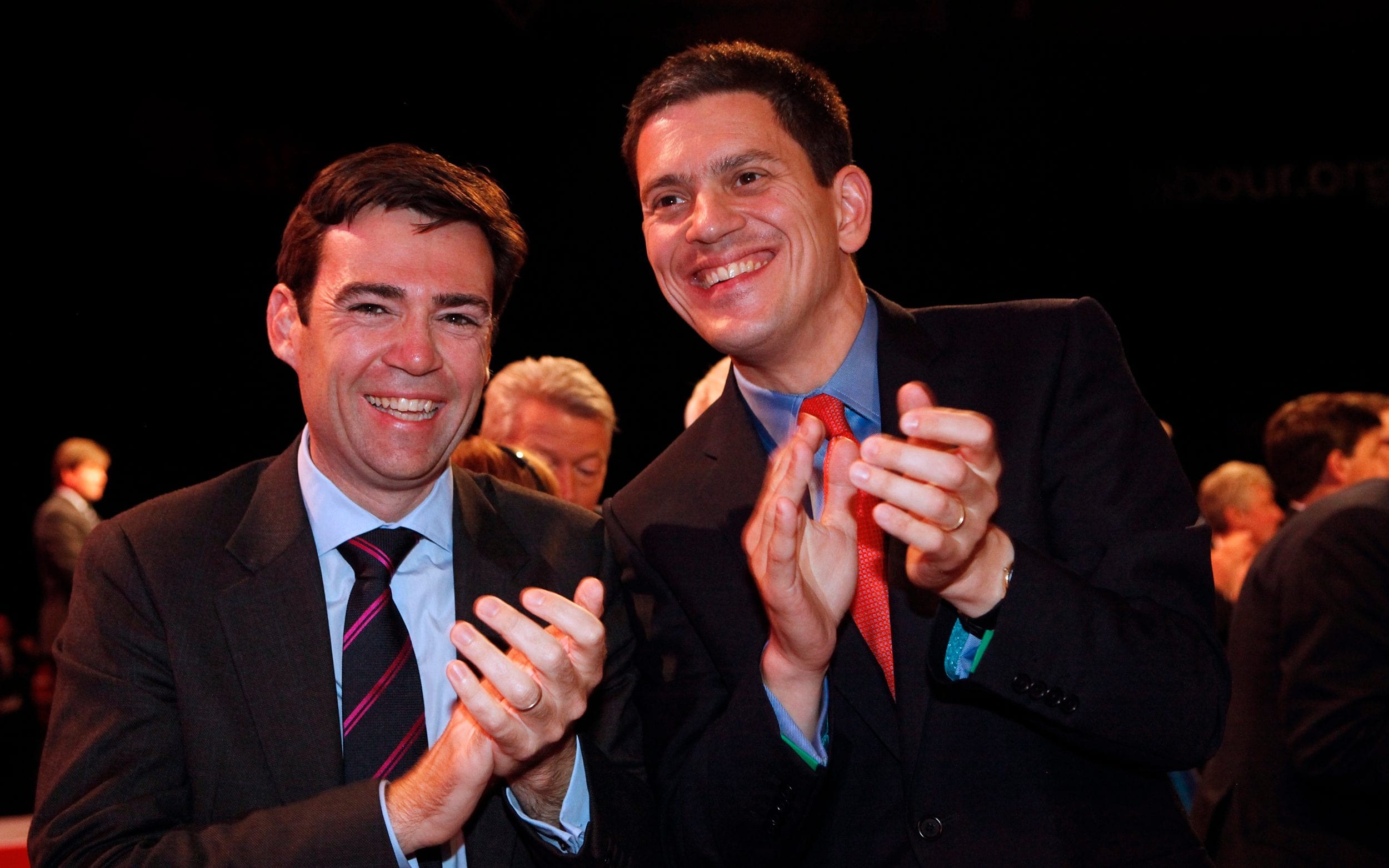 David Clapping Burnham supporters urge him to bring back David Miliband - AOL