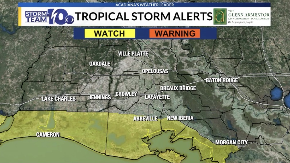 Potential Tropical Cyclone One expected to bring impacts to Acadiana - AOL