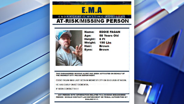 Endangered Missing Advisory for 58-year-old man last seen in Midwest ...