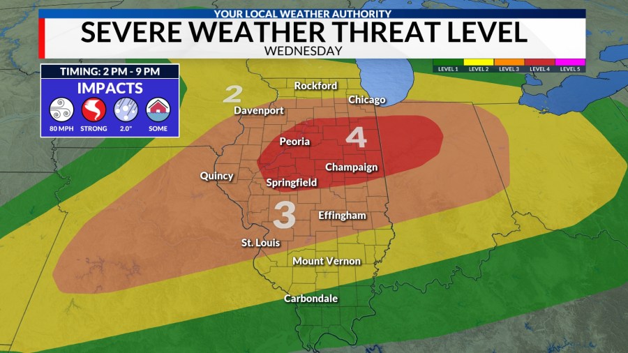 Severe Weather Alert Day: Tornado outbreak expected Wednesday - AOL