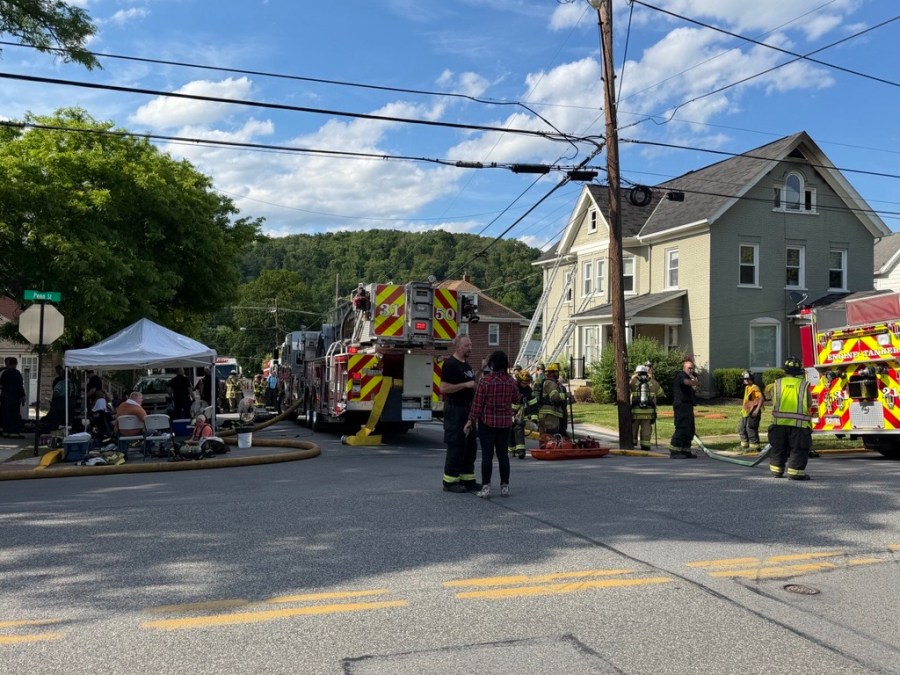 Bedford County home damaged after multiple crews battle fire - AOL