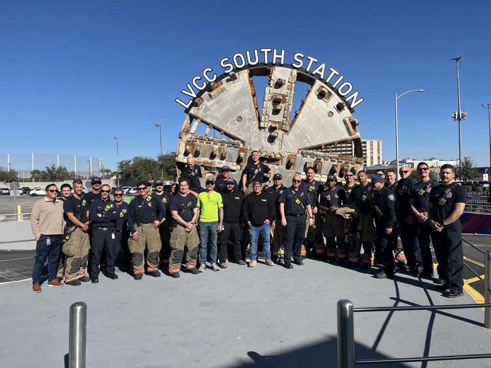 Vegas Loop tunnel training takes Clark County firefighters underground ...