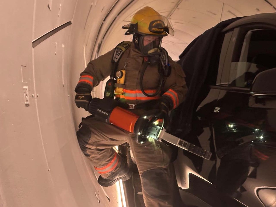 Vegas Loop tunnel training takes Clark County firefighters underground ...