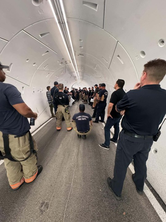 Vegas Loop tunnel training takes Clark County firefighters underground ...