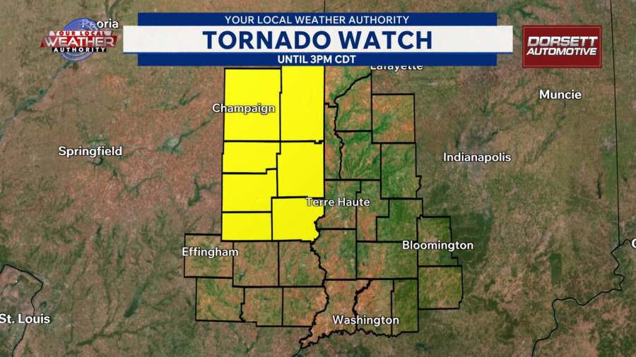 Live Updates: Tornado watch issued in Wabash Valley - AOL