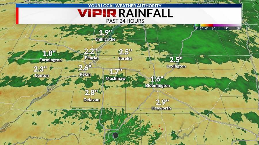Storms bring damaging winds and heavy rains to central Illinois - AOL