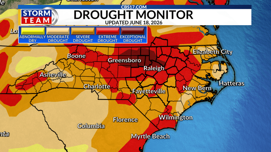 Drought worsens again across NC as exceptional conditions spread in ...