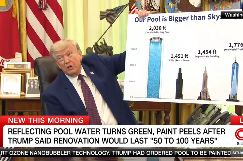 CNN issues update on 'gross' reflecting pool as 'Chief Algae ...