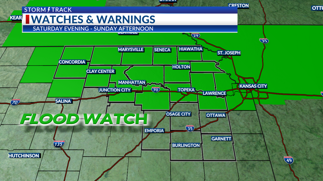Strong to severe storms possible this weekend with flooding concerns - AOL