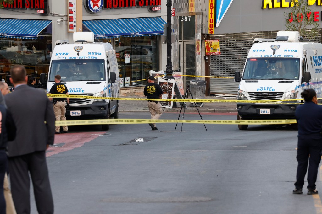 NYPD officer struck by suspect fleeing in stolen car, leading fellow ...
