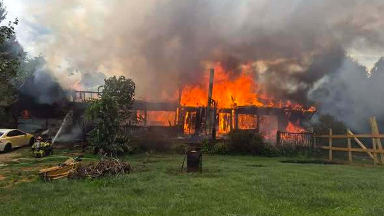 Union County home a total loss after massive Tuesday fire - AOL
