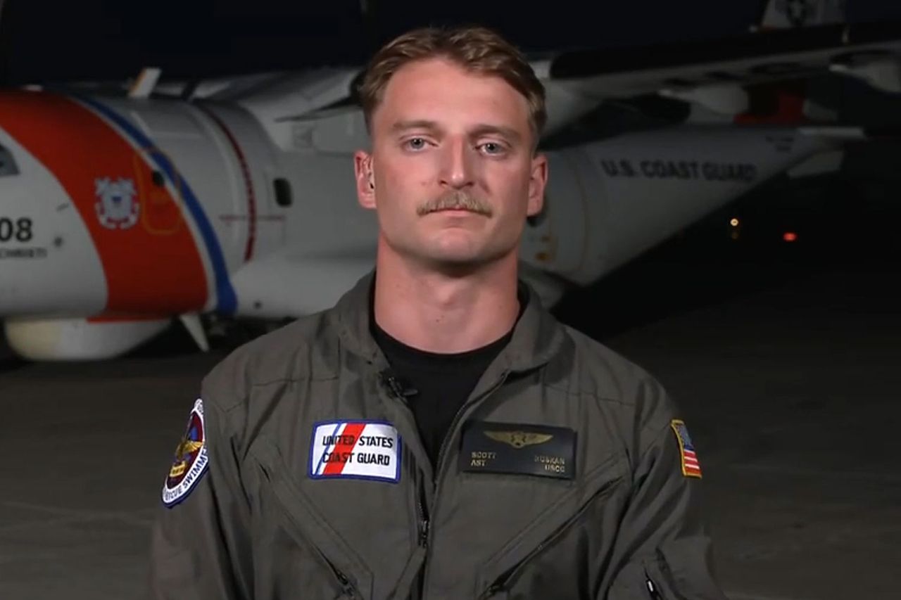 Ryan Ruff Uscg Rookie Coast Guard Swimmer Helped Save 165 in Fourth of July Flooding ...