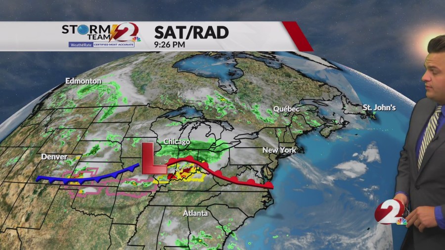 Warmer weather on the way, how much rain do we see overnight? - AOL