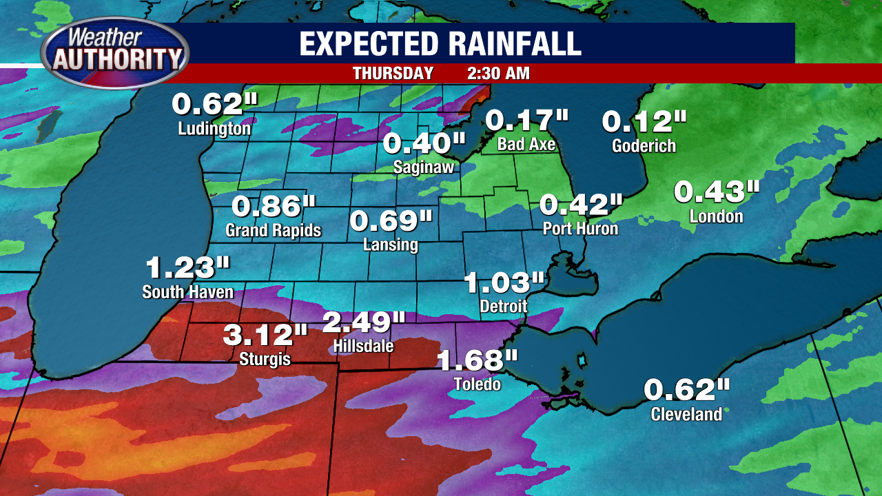 Metro Detroit under flood watch as thunderstorms take aim Wednesday ...