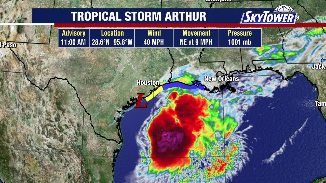 Tropical Storm Arthur forms in Gulf - AOL