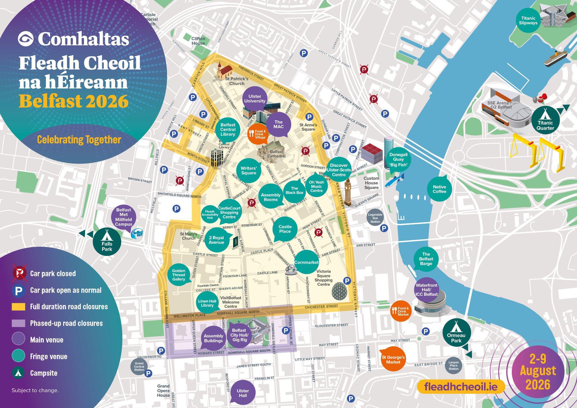 Belfast city centre to have car-free zone during fleadh - AOL
