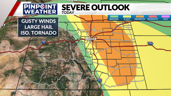 Denver weather: Strong to severe storms coming this evening - AOL