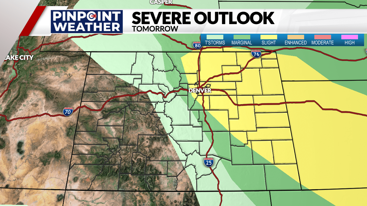 Denver weather: Severe storm chances Monday evening and Tuesday - AOL