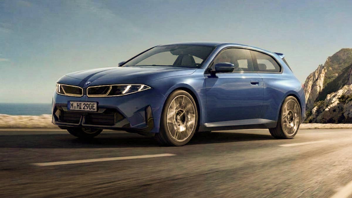 BMW’s Next Small EV Looks Like A Rear-Drive Hot Hatch - AOL