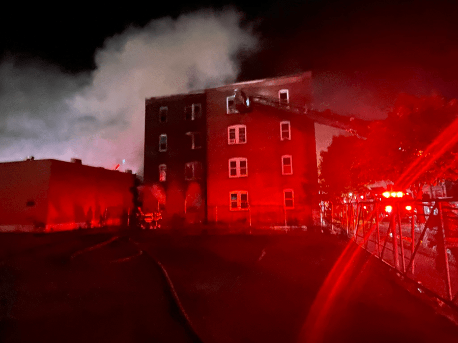 Crews put out five-alarm apartment fire on Wilcox Street in Springfield ...