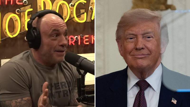 Joe Rogan Military Use Donald Trump Used Dark Humor to Brush Off Joe Rogan's UFC Security ...