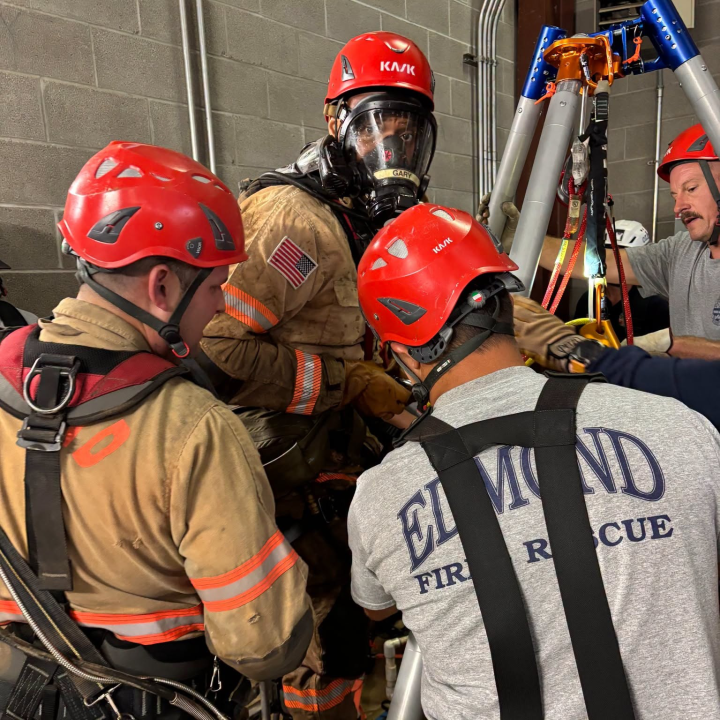 Edmond Fire Department highlights Technical Rescue Team training - AOL