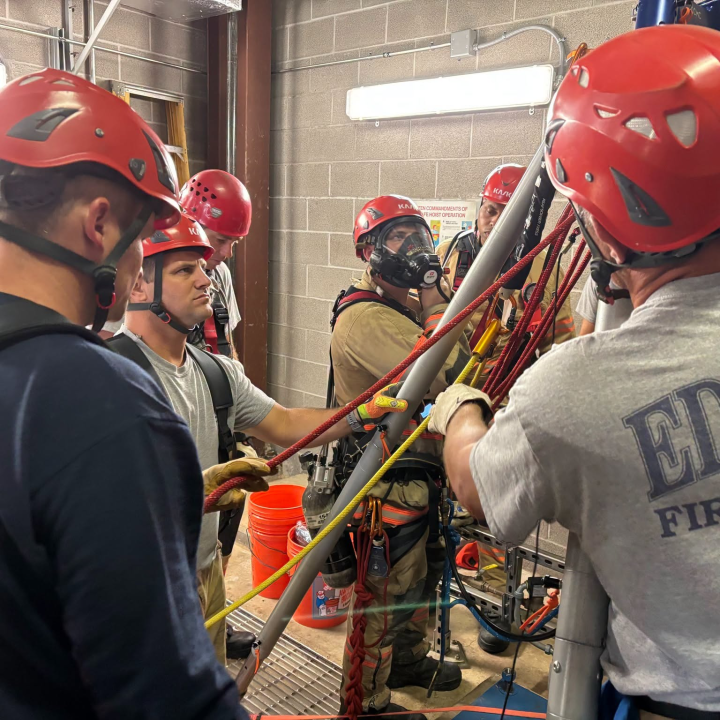 Edmond Fire Department highlights Technical Rescue Team training - AOL