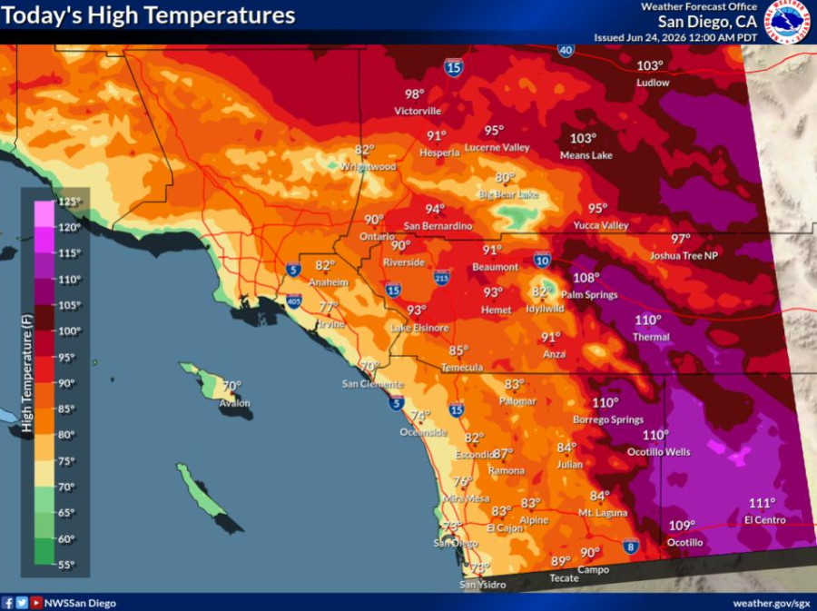 Extreme heat warning issued for San Diego deserts - AOL