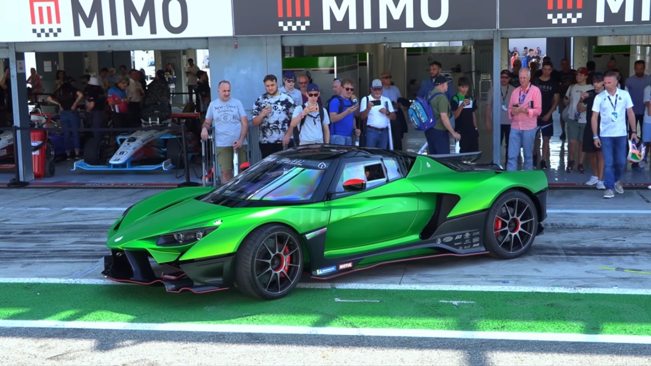 Watch the Gallardo-derived Pambuffetti PJ-01 supercar roar around