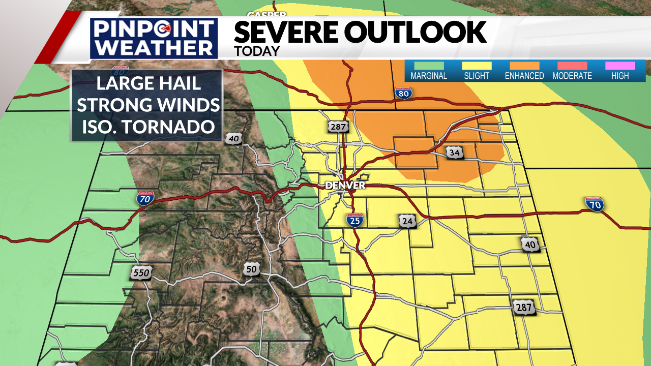 Denver weather: Pinpoint Weather Alert Day with PM severe storms - AOL