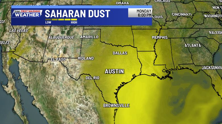Azol Dust Thick layer of Saharan dust just days away - AOL