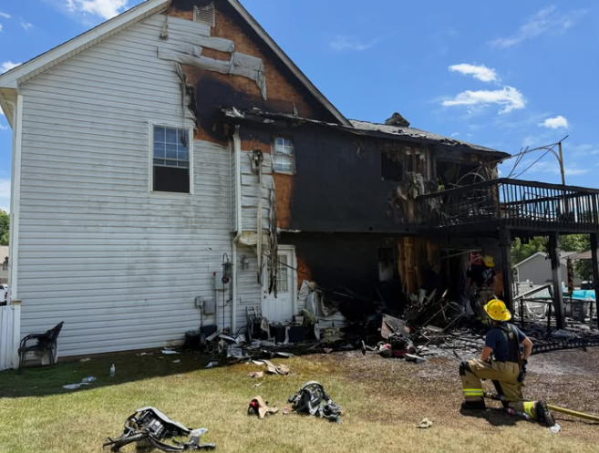 Two people, one dog displaced after Roanoke house fire - AOL