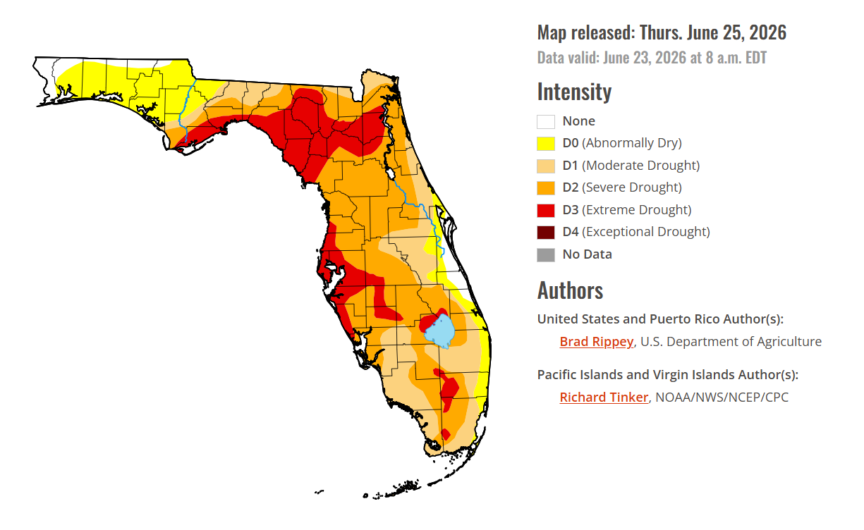 4 Treasure Coast wildfires monitored as drought eases across Florida - AOL