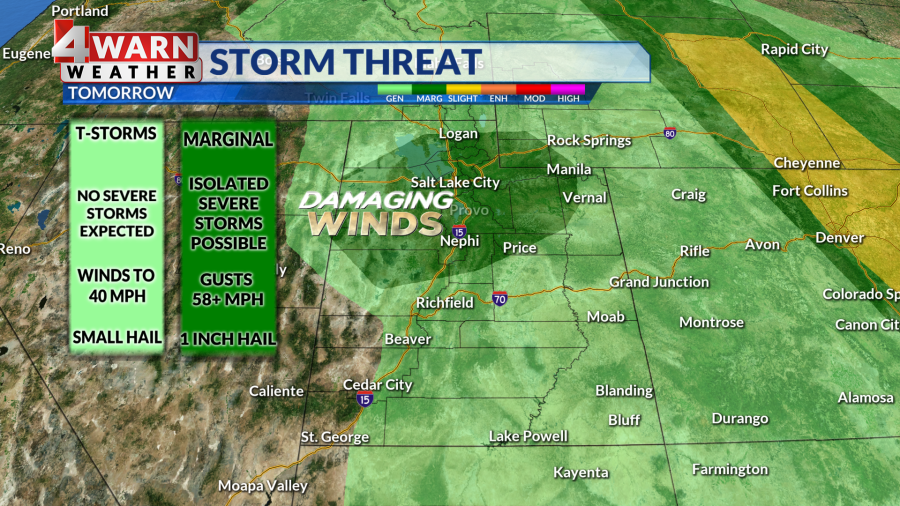 Utah Weather: Isolated thunderstorms and critical fire danger spread - AOL