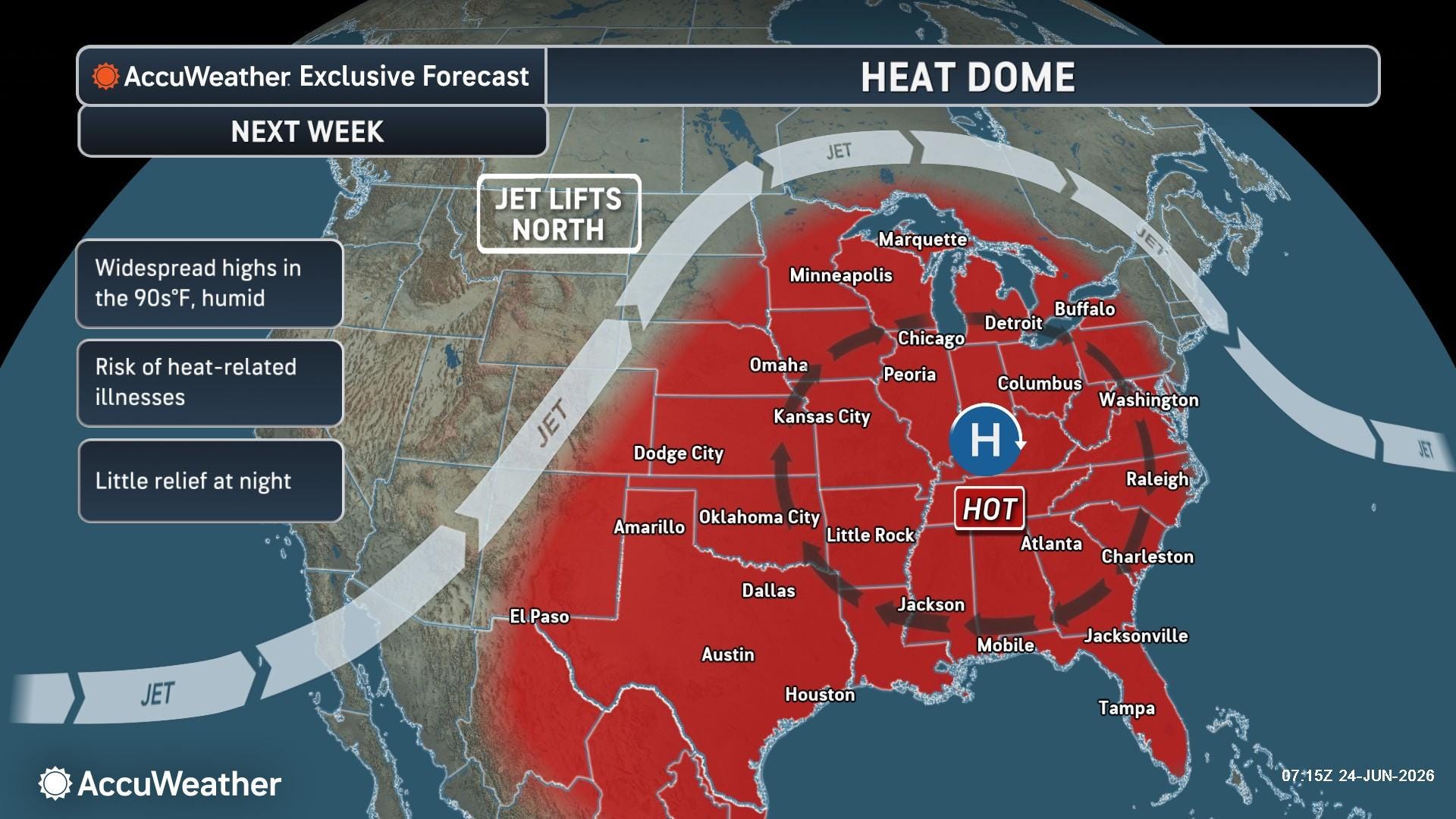 A heat dome is coming for July 4. How hot Mass weather will be - AOL