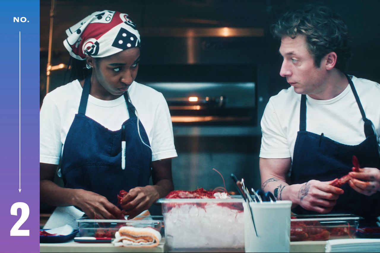 Ayo Edebiri as Sydney Adamu and Jeremy Allen White as Carmen 'Carmy' Berzatto on 'The Bear'Credit: FX