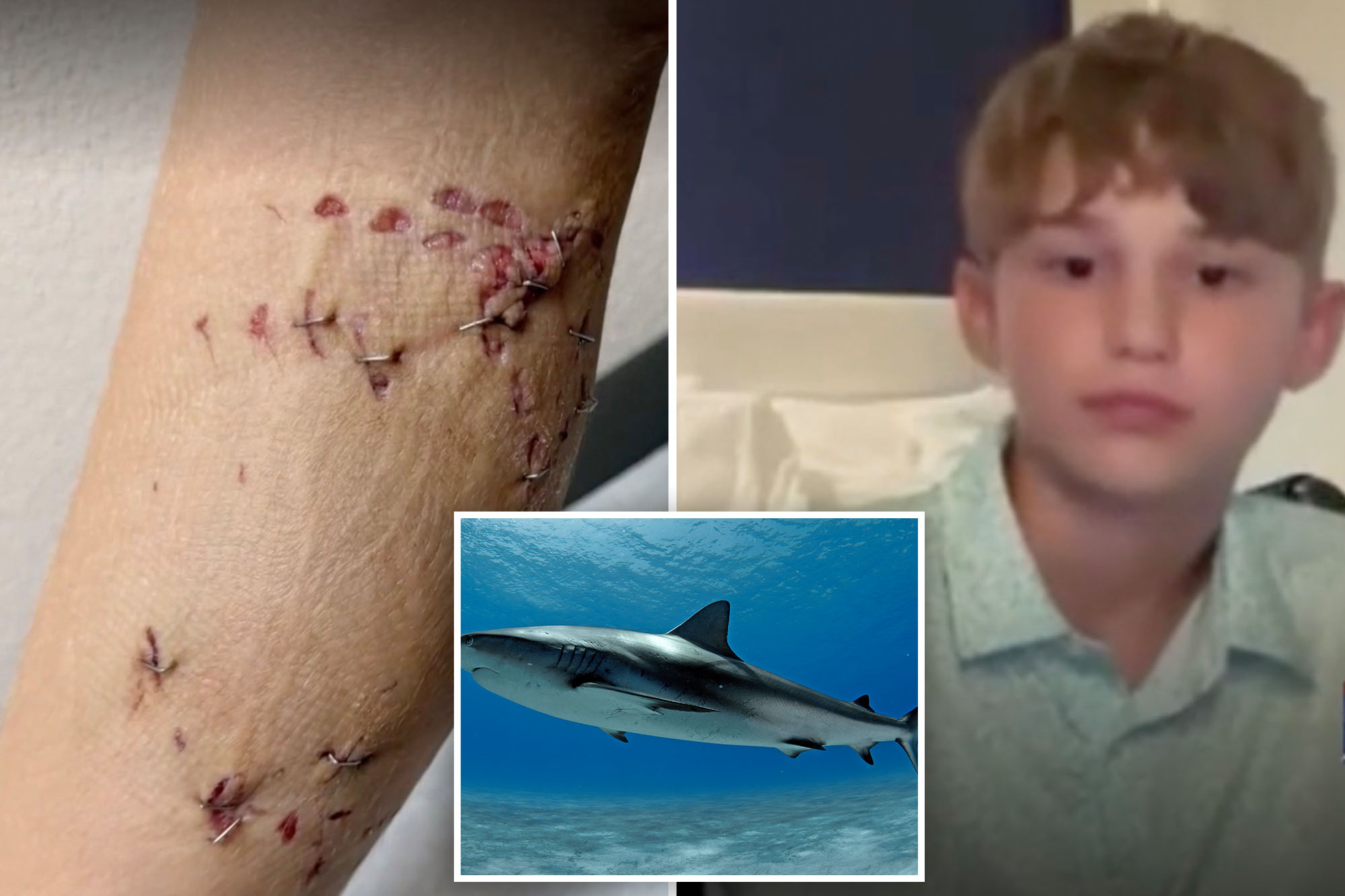 Boy, 12, saved by older brother after shark attack 60 miles offshore on  Bahamas family vacation - AOL