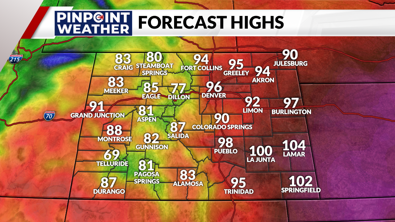 Denver weather: Very hot week with smoky skies and more mountain fire ...