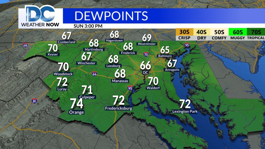 Spotty showers and patchy fog overnight and extreme heat this week - AOL