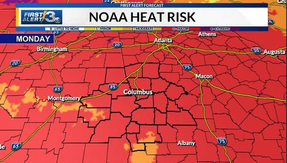 Wrbl Heat advisories issued for WRBL area as temperatures soar - AOL