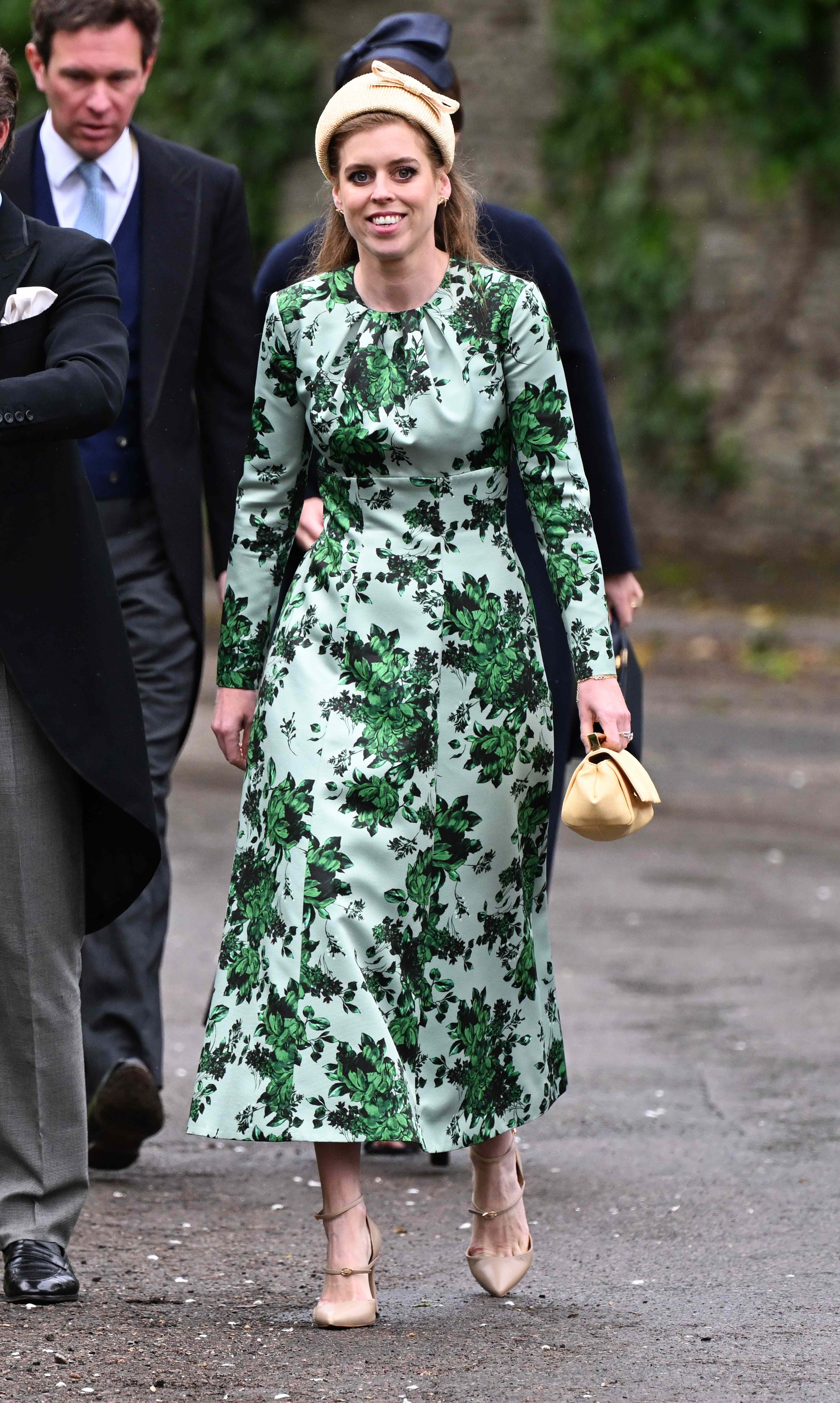 princess eugenie green dress Meghan Markle's Engagement Outfit Was So Perfect, Princess Eugenie Pretty Much Re-Created It