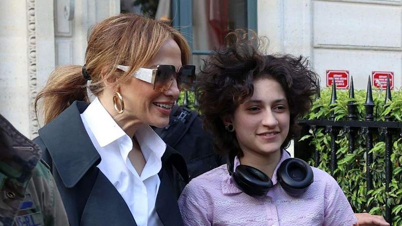 Jennifer Lopez and Marc Anthony share twins Emme and Max.MEGA